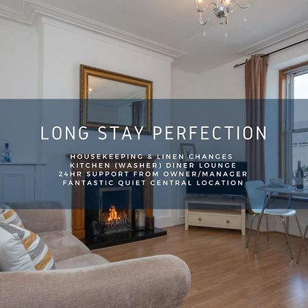 Dwellcome Home Ltd 1 Bed Apt, Half Mile To Union Street Yet Quiet, Free Parking, Fast Wifi, Ideal For Long Term Contractor, Etc Stays, Fully Equipped Kitchen, Regular Housekeeping Option - See Our Site For Assurance Aberdeen Kültér fotó